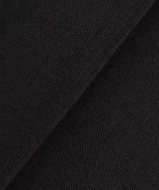 23区 【洗える/セットアップ対応】アイアスマットストレッチ セミワイド パンツ ブラック系