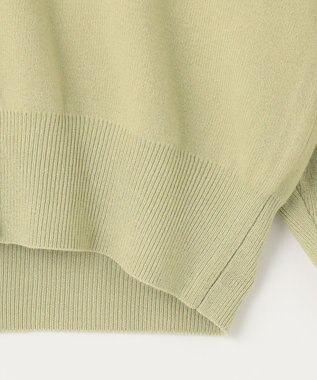 Feroux 【洗える】ビジューボタン2WAY カーディガン ライトグリーン系