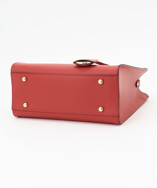 23区 【CLASSY.12月号掲載】RAFFINATA バンブー トートバッグ レッド系
