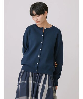 AMERICAN HOLIC エコカルットクルーネックカーディガン Navy