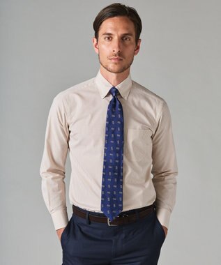 GOTAIRIKU 【形態安定】PREMIUMPLEATS_ボタンダウン 通年ドレスシャツ ベージュ系4