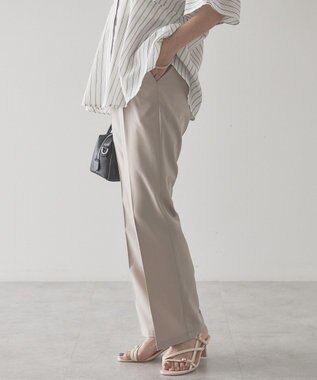 AMERICAN HOLIC 【予約】【マルチ機能】スリムスラックスパンツ Light Beige