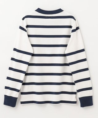 J.PRESS KIDS 【110-130cm】ボーダー カットソー オフホワイト系1