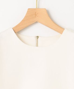 組曲 L 【WEB限定】ランタンスリーブミニ裏毛 プルオーバー アイボリー系