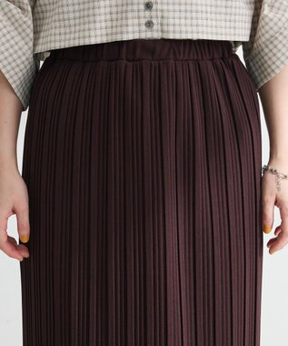 Green Parks プリーツスカート Brown