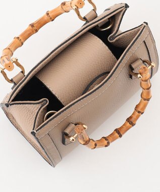GRACE CONTINENTAL MaisonVincent バンブーハンドルバッグ ベージュ