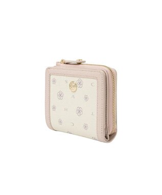 CLATHAS ミカ 外Lファスナー二つ折り財布 ピンク