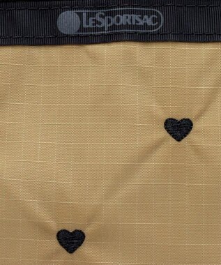 LeSportsac BUCKET TOTE/モカブラックハートエンブロイダリー モカブラックハートエンブロイダリー