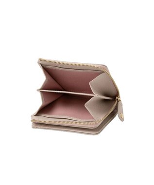CLATHAS ミカ 外Lファスナー二つ折り財布 ピンク