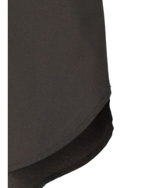 Green Parks ミドル丈シャツワンピースII Charcoal Gray