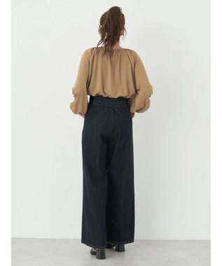 earth music&ecology パフスリーブカットソー Mustard