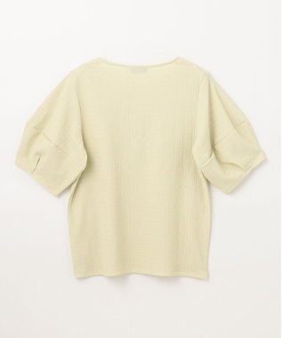 ANY シャーリングランタンスリーブトップス アップルグリーン