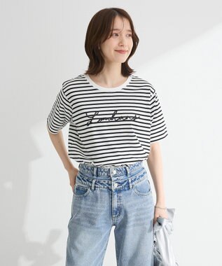 Green Parks リボンレギュラーＴシャツ Dark Gray