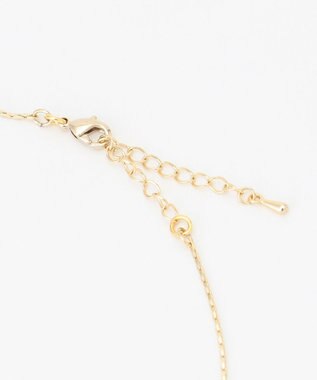 組曲 フラワービジューチェーンネックレス ゴールド系