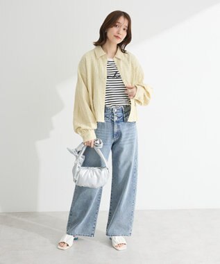 Green Parks リボンレギュラーＴシャツ Dark Gray