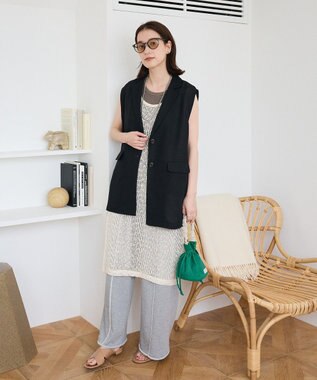 Green Parks ワイドスエットパンツ Gray Mixture