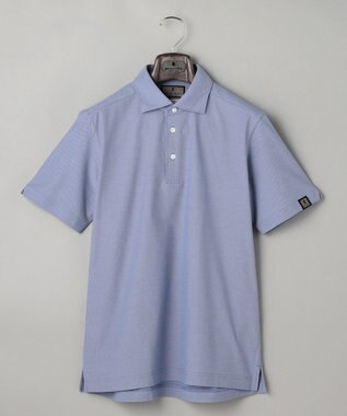 GOTAIRIKU 3年連続売上NO1/キングサイズ登場【仕事で着られる】キレイめ 鹿の子 BIZ ポロシャツ ペールブルー(WEB限定/26年新色)