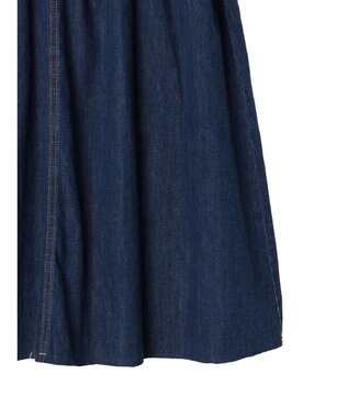 earth music&ecology Ｌｅｅ×ｅ．ｍ．ａ．ｅ．デニムフリルスカート Medium Indigo