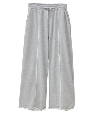 Green Parks ワイドスエットパンツ Gray Mixture