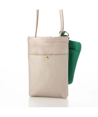 UNBILLION perche フラグメントケース付きモバイルショルダー シルバー