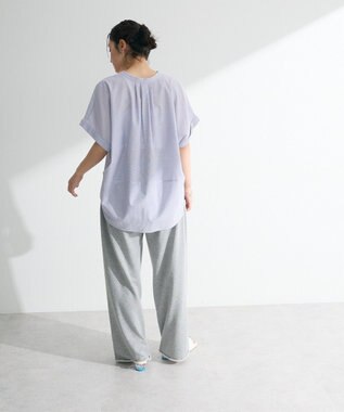 Green Parks ワイドスエットパンツ Gray Mixture