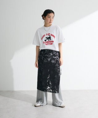 Green Parks ワイドスエットパンツ Gray Mixture