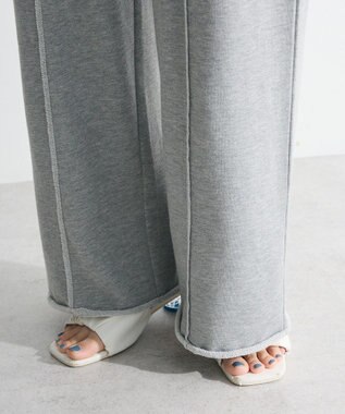 Green Parks ワイドスエットパンツ Gray Mixture