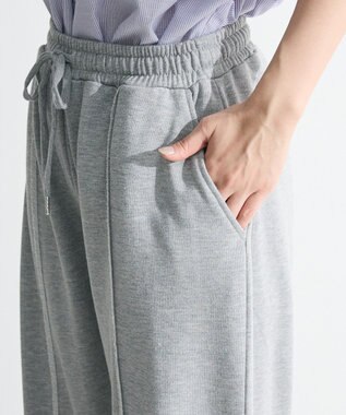 Green Parks ワイドスエットパンツ Gray Mixture