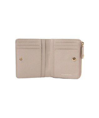 CLATHAS ミカ 外Lファスナー二つ折り財布 ピンク