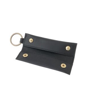 genten スマートウォレットⅡ キーホルダー小銭入れ クロ