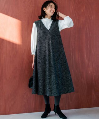 組曲 【KUMIKYOKU NAVY】ジョーゼットシフォン ブラウス アイボリー系