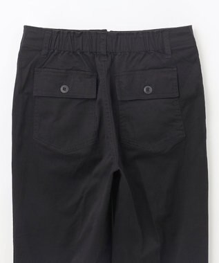 ANY 【ウエストゴム/ストレッチ】スタイリッシュベイカーパンツ ブラック