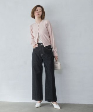 WEGO 【XS～Lサイズ展開/美脚】ストレートデニムパンツ デニムブラック