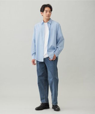 UNFILO MENS 【OCEANS YouTube 掲載】【UNFILO DENIM】 ワイドテーパード ブルー