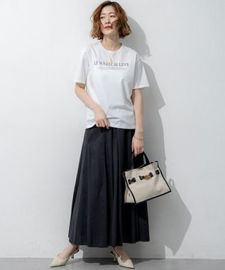 23区 【先行予約】LE SOLEIL SE LEVE ロゴ Tシャツ ホワイト系