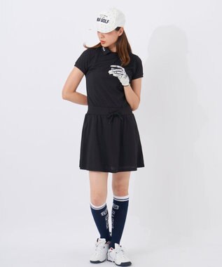 FILA GOLF／marie claire 【FILA GOLF】 ゴルフウェアワンピース ブラック