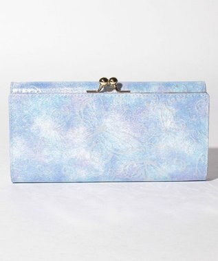 ANNA SUI パピヨン 口金長財布 ライトブルー