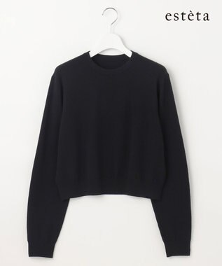 23区 S 【エステータ】クルーネック プルオーバーニット