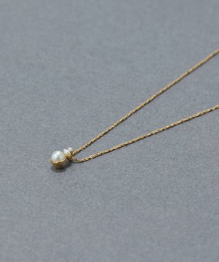 Phoebe 〈金属アレルギー対応〉パールブルームネックレス　小粒パール ホワイト