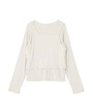 AMERICAN HOLIC 【2点セット】カーディガン+タンクトップ Ivory