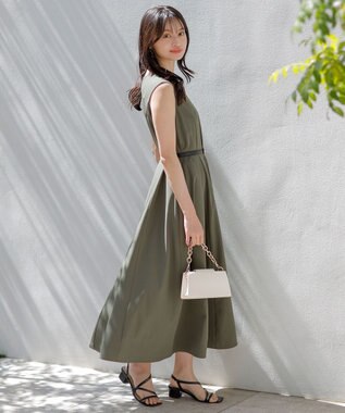 ANY SIS S 【撥水・UVカット・洗える】ラッシュガードシリーズ ワンピース カーキ