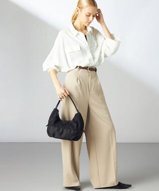 Y'SACCS シワナイロン2WAYトートバッグ SSサイズ ブラック