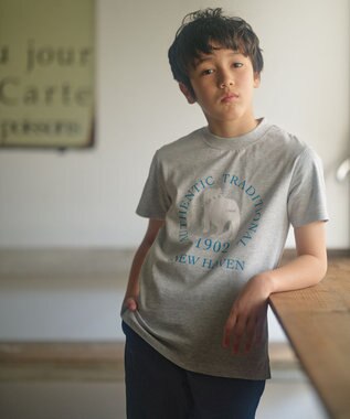J.PRESS KIDS 【110-130cm】バックブル1902ロゴ Ｔシャツ グレー系