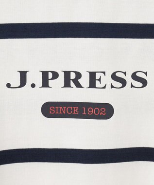 J.PRESS KIDS 【110-130cm】ボーダー カットソー オフホワイト系1