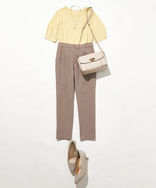 ANY SIS 【WEB・一部店舗限定】楽々ビューティースティック パンツ モカ