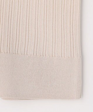 自由区 【カトリエムブーケ】Cotes melangees a la soie ボタンフロントトップス グレー