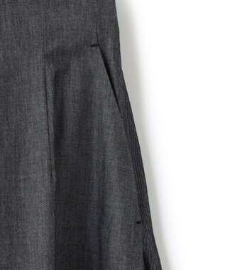 BEIGE， POMEGRANATE / ロングスカート Chambray Black