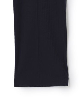 J.PRESS MEN メカニカルストレッチ ヘリンボンパンツ ネイビー系