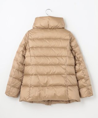自由区 【XSサイズ～/洗える】ブライトダウン ミドル丈ダウンコート キャメル系