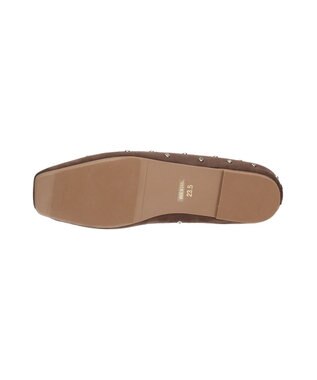 Bridget Birkin 【Bridget Birkin】ドットビジューフラットシューズ ブラウンスウェード